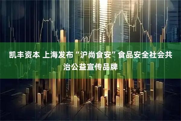 凯丰资本 上海发布“沪尚食安”食品安全社会共治公益宣传品牌